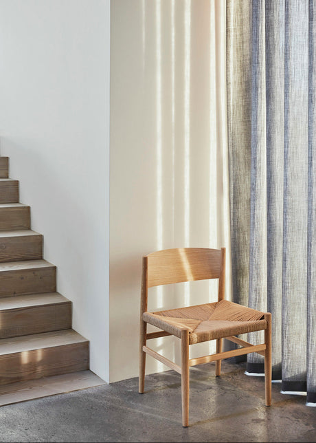 Nestor stol, mat lakeret eg fra Mater - 2 - Jacobsen Plus