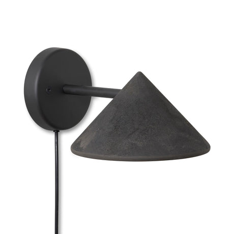 Terra væglampe fra Mater - Coffee Waste Black - Jacobsen Plus