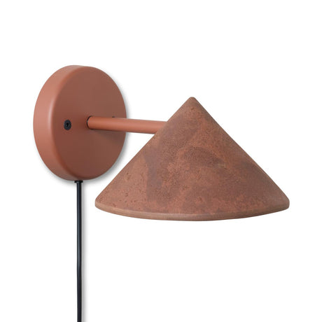 Terra væglampe fra Mater - Coffee Waste Rust Red - Jacobsen Plus