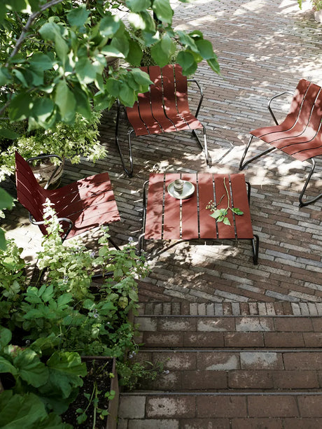 Ocean Loungebord, burnt red fra Mater - 2 - Jacobsen Plus