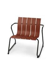 Ocean Loungestol, burnt red fra Mater