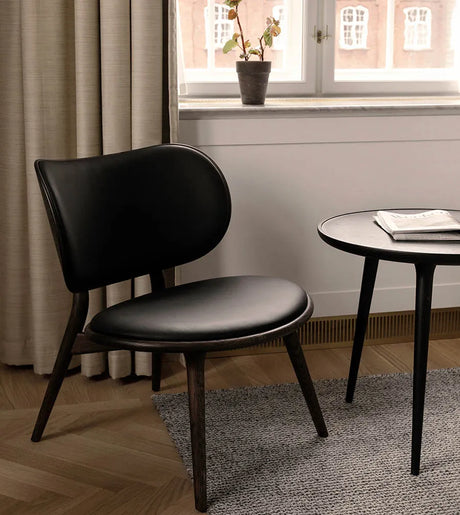 The Lounge Chair, sirka grå eg med sort læder fra Mater - 2 - Jacobsen Plus