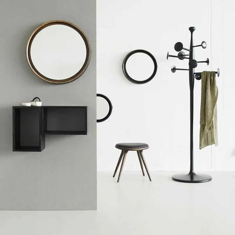 Skammel i Sirka grå egetræ fra Mater