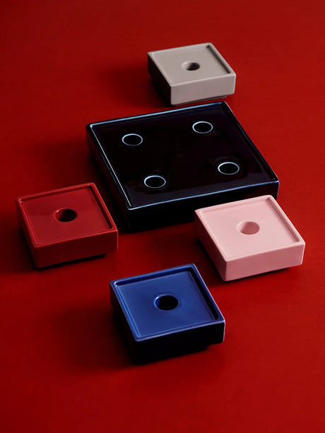 Mattone Candleholder, small fra Hay - Red - Jacobsen Plus