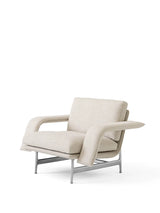 Meantime AV29 Lounge Chair fra &Tradition - Ecriture 0210 / Poleret aluminium - Jacobsen Plus