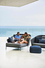 Mega Daybed, højre, inkl. hyndesæt fra Cane-line