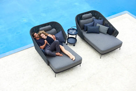 Mega Daybed, venstre, inkl. hyndesæt fra Cane-line - 2 - Jacobsen Plus