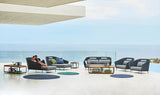 Mega Daybed, højre, inkl. hyndesæt fra Cane-line