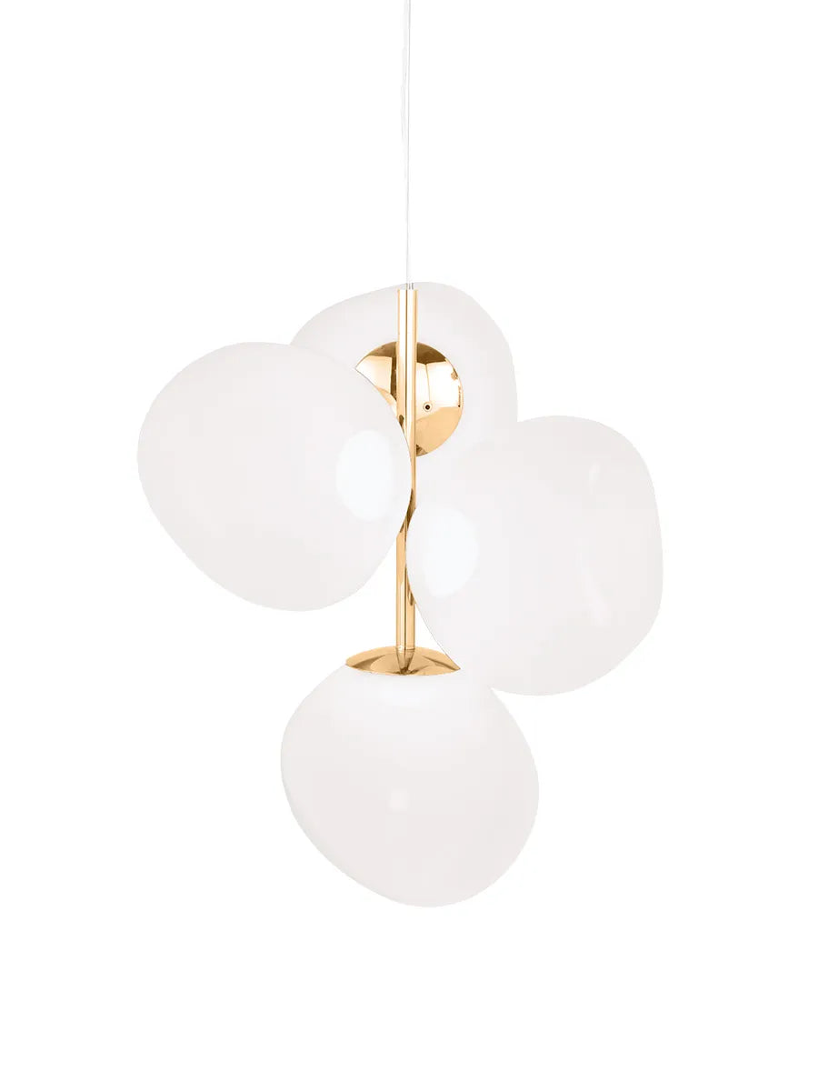 Melt Chandelier Mini fra Tom Dixon - Opal - Gold - Jacobsen Plus