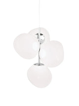 Melt Chandelier Mini fra Tom Dixon - Opal - Silver - Jacobsen Plus