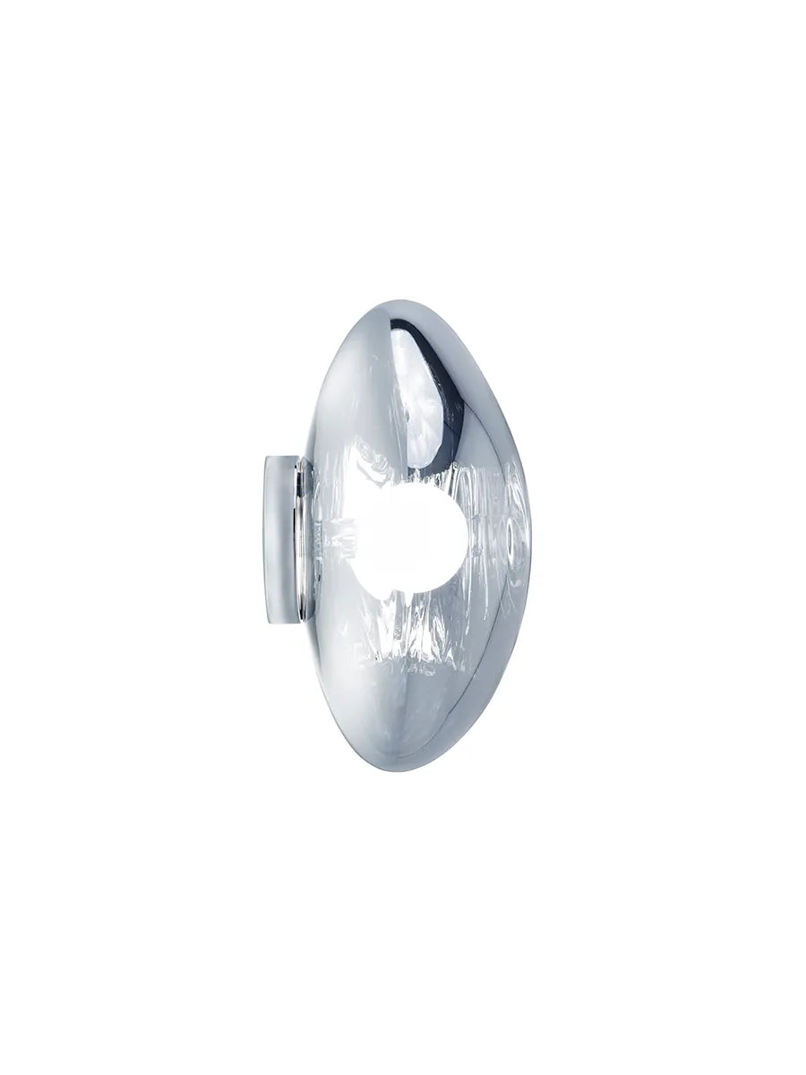 Melt Surface Væglampe, chrome fra Tom Dixon