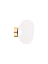Melt Surface Mini Væglampe fra Tom Dixon - Opal - Gold - Jacobsen Plus