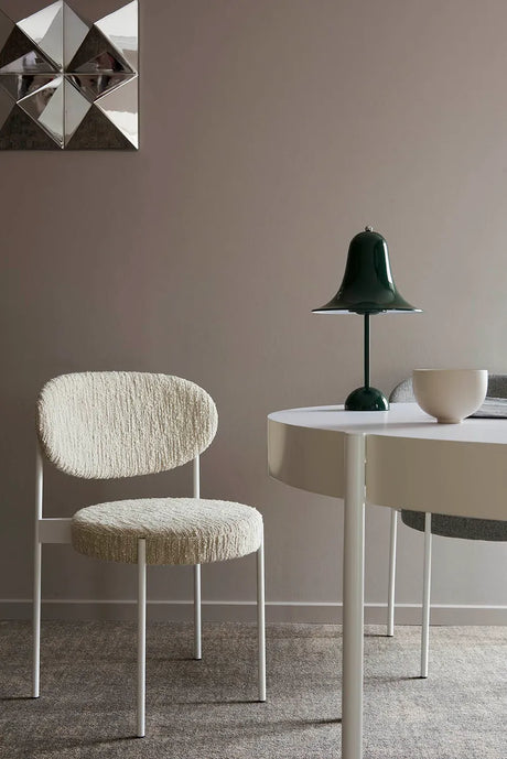 Serie 430 bord, hvid af Verner Panton - Ø120 cm - Jacobsen Plus