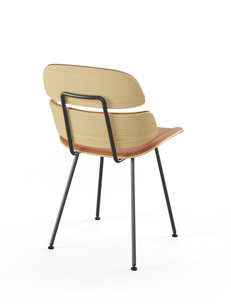 Midas stol, cognac læder fra Naver Collection - Ask olie - Jacobsen Plus