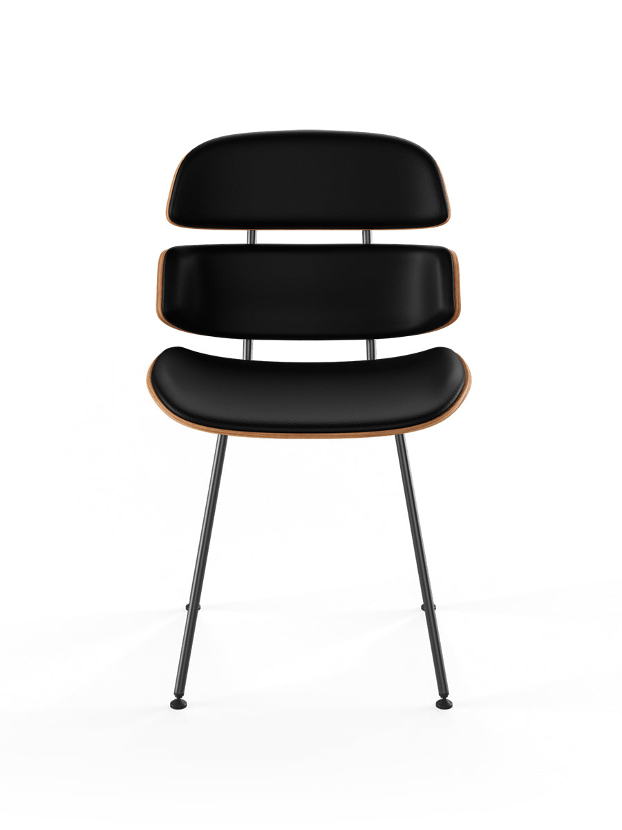 Midas stol, sort læder fra Naver Collection - 1 - Jacobsen Plus