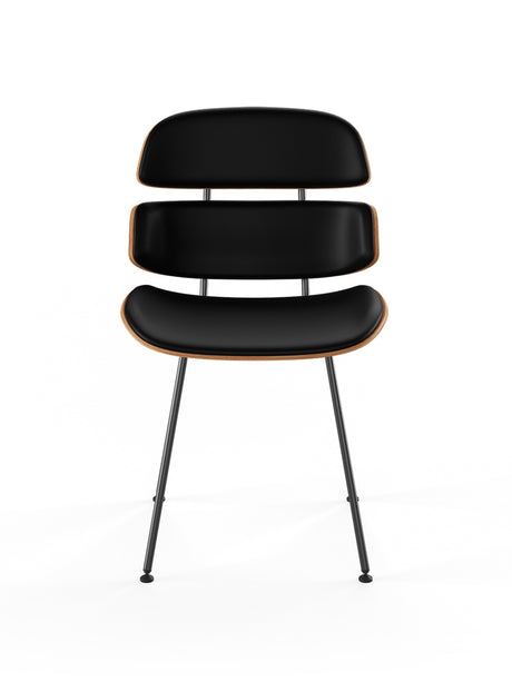 Midas stol, sort læder fra Naver Collection - 1 - Jacobsen Plus