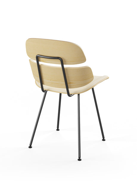 Midas stol, creme læder fra Naver Collection - Ask olie - Jacobsen Plus