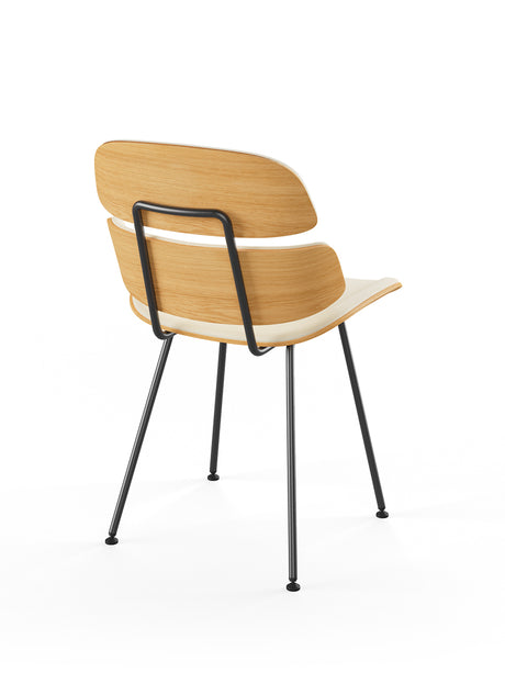 Midas stol, creme læder fra Naver Collection - Eg olie - Jacobsen Plus