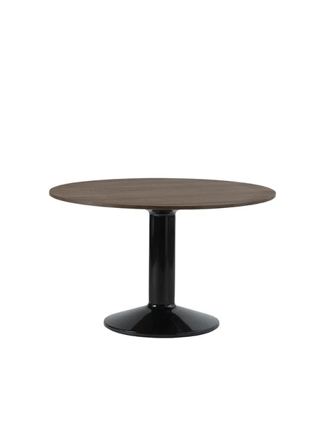 Midst Table Ø 120 cm, dark oiled oak fra Muuto - Dark Oiled Oak - Dark red - Jacobsen Plus