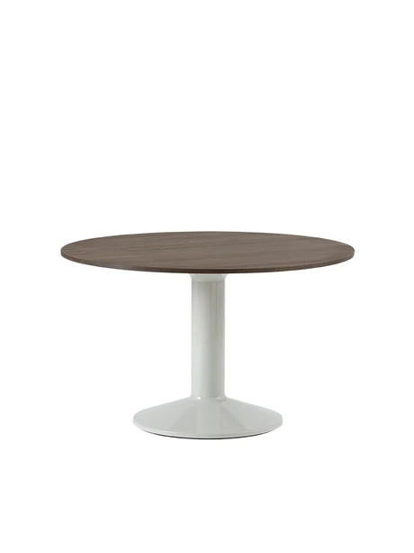 Midst Table Ø 120 cm, dark oiled oak fra Muuto - Dark Oiled Oak - Grey - Jacobsen Plus
