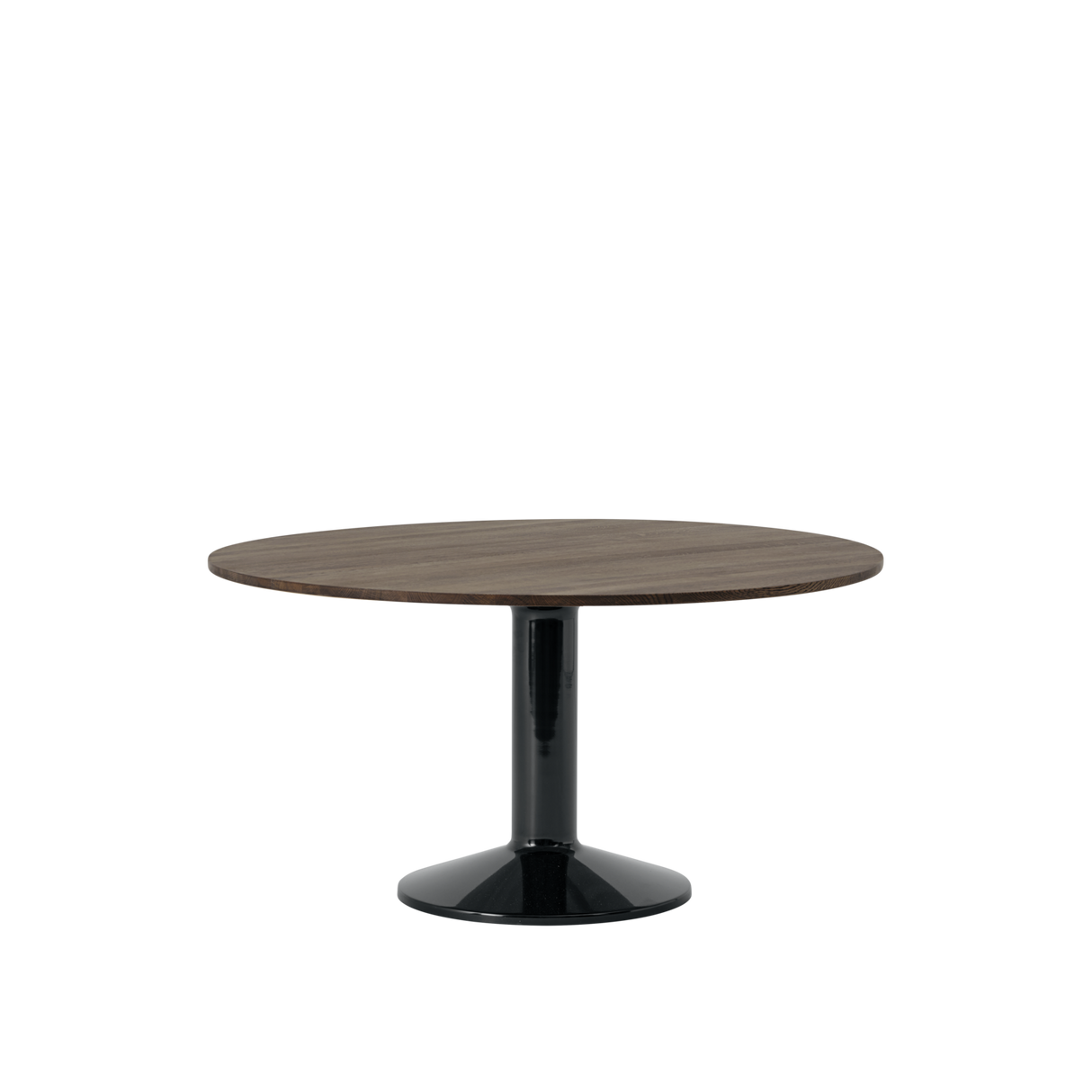 Midst Table Ø 140 cm, fra Muuto - Dark Oiled Oak - Black - Jacobsen Plus