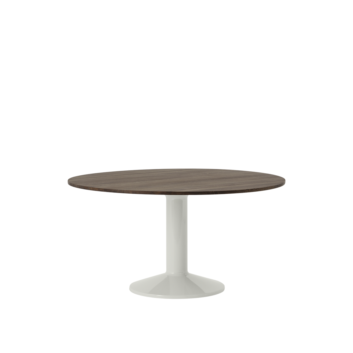 Midst Table Ø 140 cm, fra Muuto - Dark Oiled Oak - Grey - Jacobsen Plus