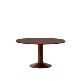 Midst Table Ø 140 cm, fra Muuto - Dark Red Linoleum - Dark Red - Jacobsen Plus