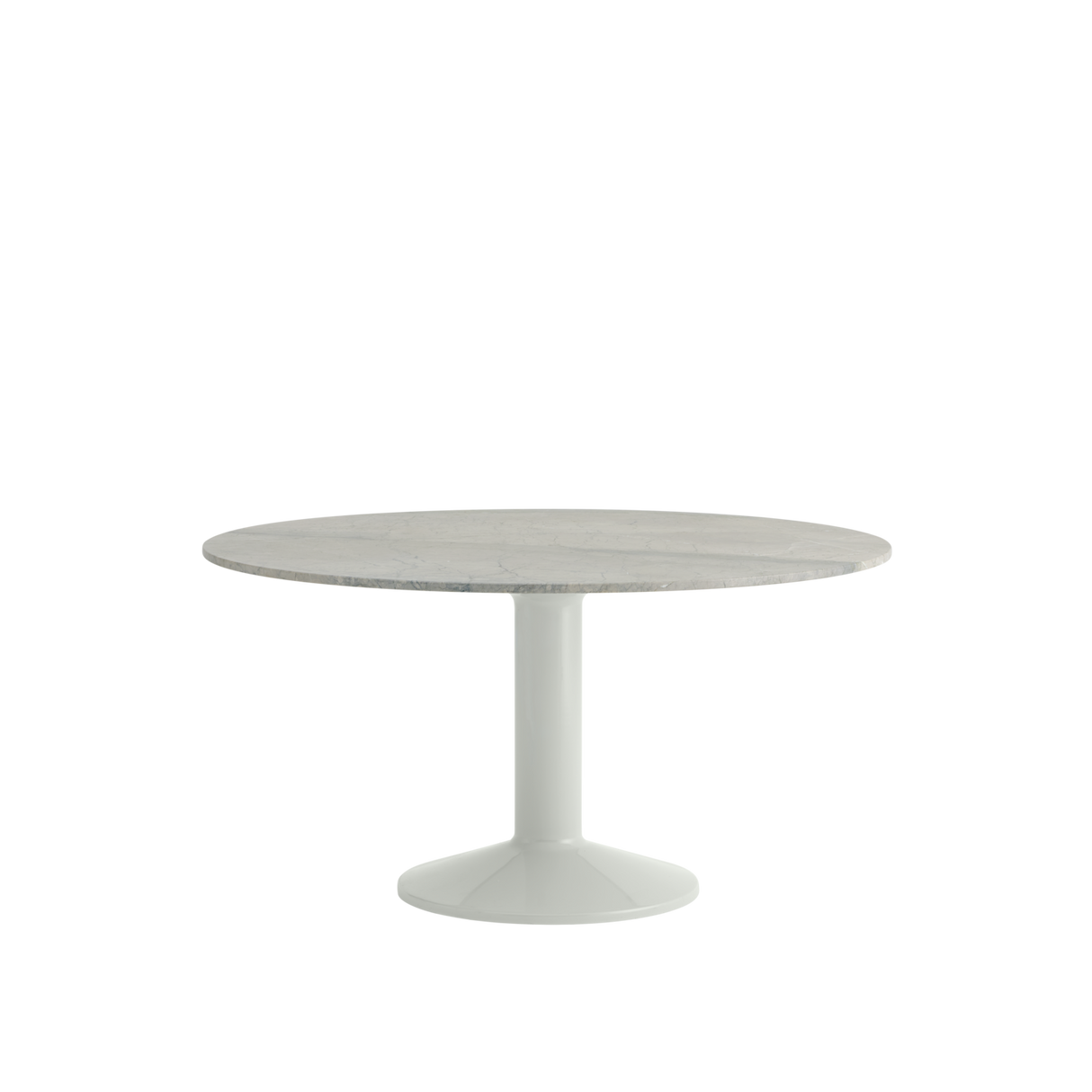 Midst Table Ø 140 cm, fra Muuto - Grey Marble - Grey - Jacobsen Plus