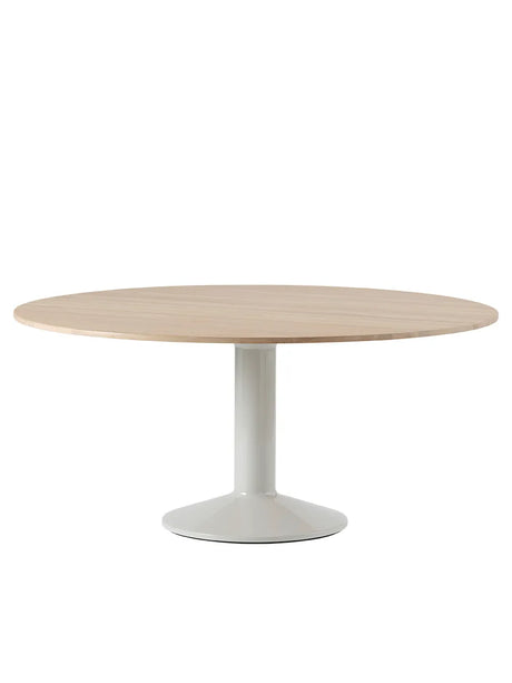 Midst Table Ø 160 cm, oiled oak fra Muuto - Oiled Oak - Grey - Jacobsen Plus