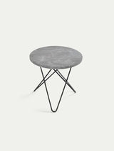 Mini O Table fra OX Denmarq - Sort / Grå marmor - Jacobsen Plus
