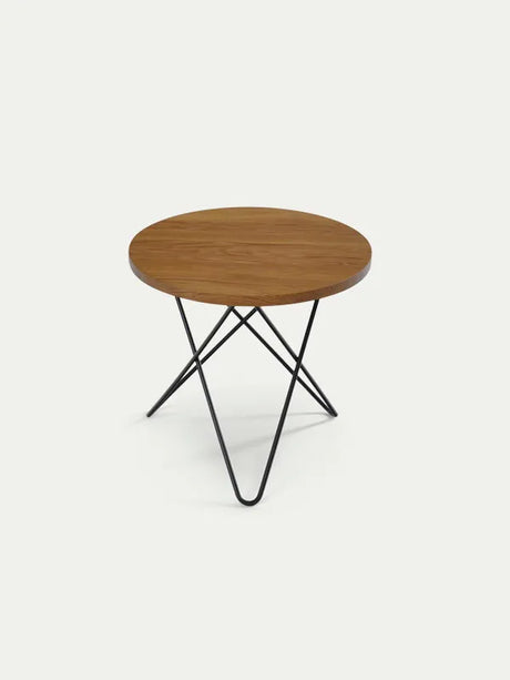 Mini O Table fra OX Denmarq - Sort / Olieret eg - Jacobsen Plus