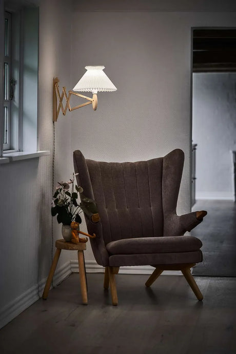 224-6 Sax Væglampe Jubilæumsudgave, light oak fra Le Klint - 2 - Jacobsen Plus