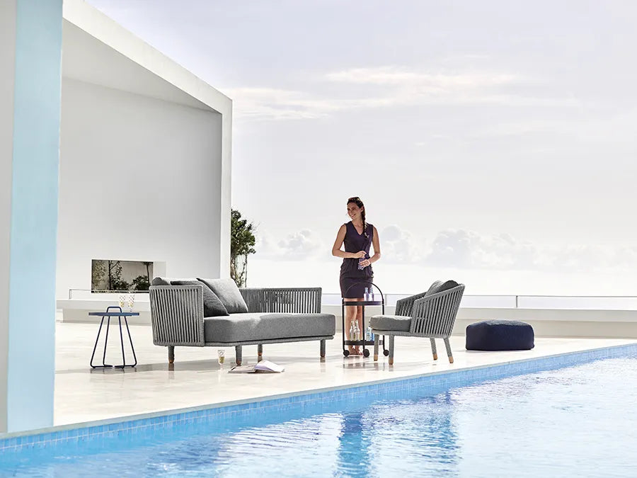 Moments 3 pers. Sofa inkl. hynder fra Cane-line