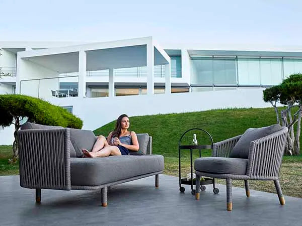 Moments Loungestol inkl. hynder fra Cane-line - 3 - Jacobsen Plus