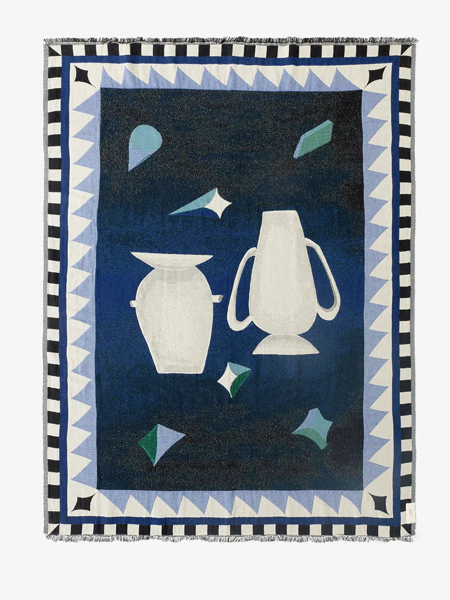 Momento Throw JH46 fra &Tradition - Midnight Blue - Jacobsen Plus