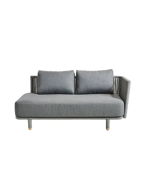 Moments 2 pers. Sofa venstre inkl. hynder fra Cane-line - 1 - Jacobsen Plus