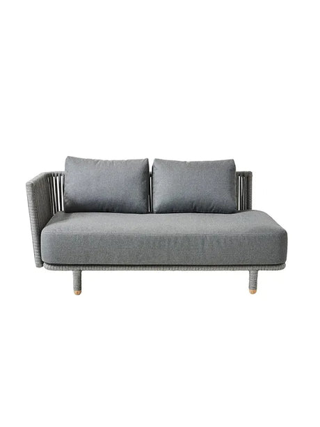 Moments 2 pers. Sofa højre inkl. hynder fra Cane-line - 1 - Jacobsen Plus