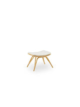 Monet Exterior Fodskammel fra Sika-Design - Natural / B450 - White - Jacobsen Plus