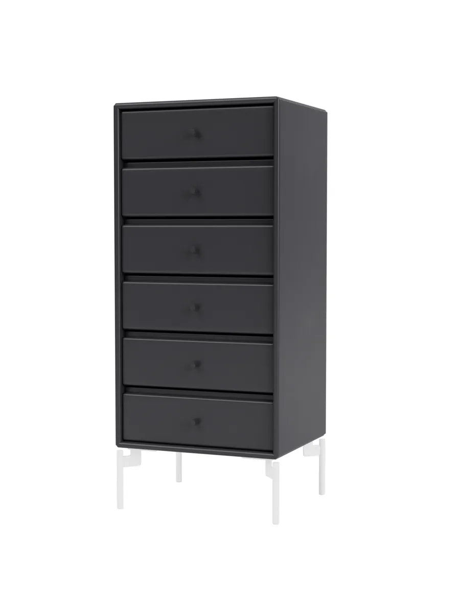 1362 Skuffemodul inkl. ben fra Montana - Anthracite / Snow - Jacobsen Plus