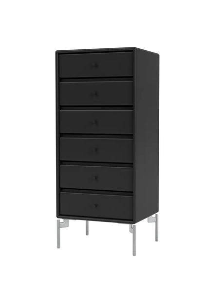 1362 Skuffemodul inkl. ben fra Montana - Black / Krom - Jacobsen Plus