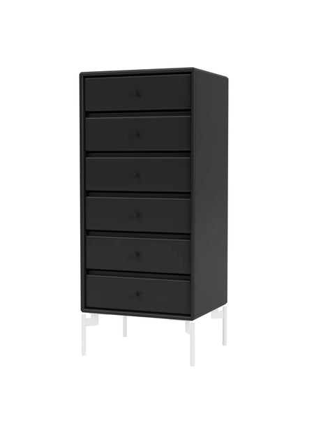 1362 Skuffemodul inkl. ben fra Montana - Black / Snow - Jacobsen Plus