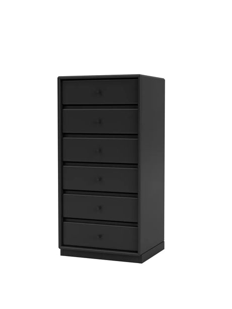 1362 Skuffemodul inkl. sokkel fra Montana - Black / Sokkel 3 cm - Jacobsen Plus