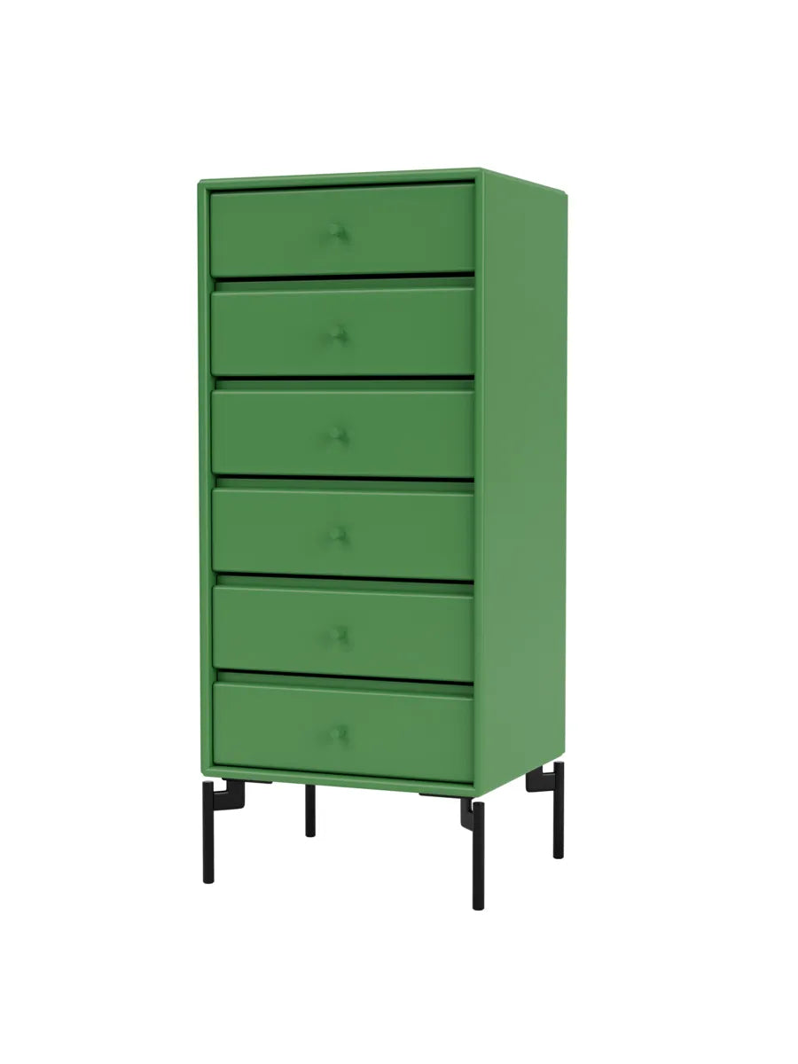 1362 Skuffemodul inkl. ben fra Montana - Parsley / Black - Jacobsen Plus