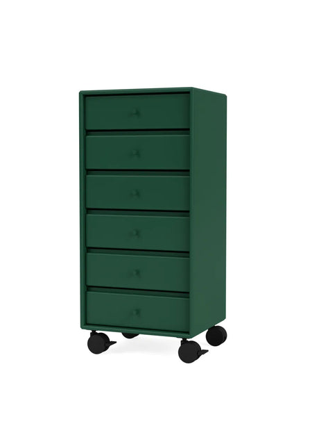 1362 Skuffemodul inkl. hjul fra Montana - Pine - Jacobsen Plus