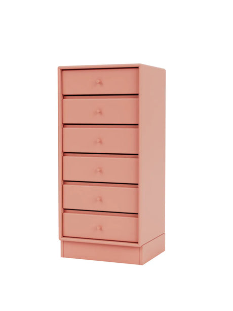 1362 Skuffemodul inkl. sokkel fra Montana - Rhubarb / Sokkel 7 cm - Jacobsen Plus