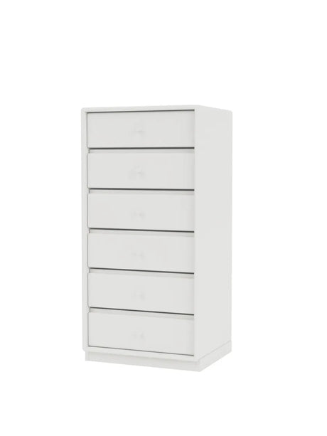 1362 Skuffemodul inkl. sokkel fra Montana - White / Sokkel 3 cm - Jacobsen Plus
