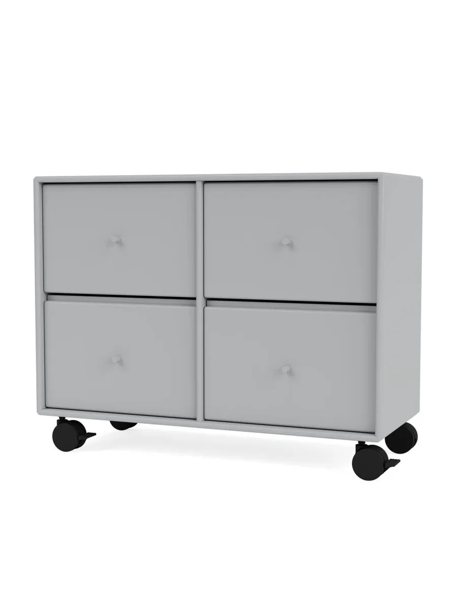 4124 kommode inkl. hjul fra Montana