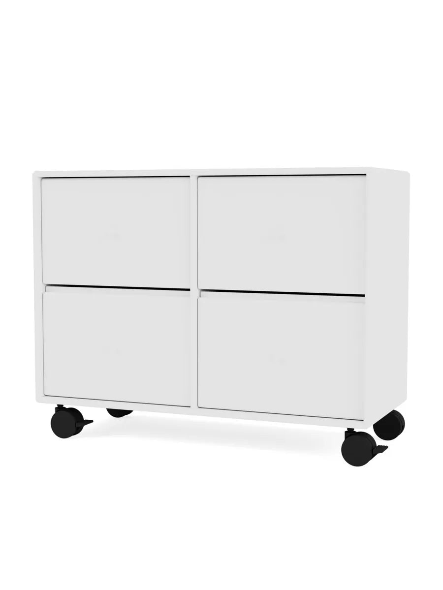 4124 kommode inkl. hjul fra Montana