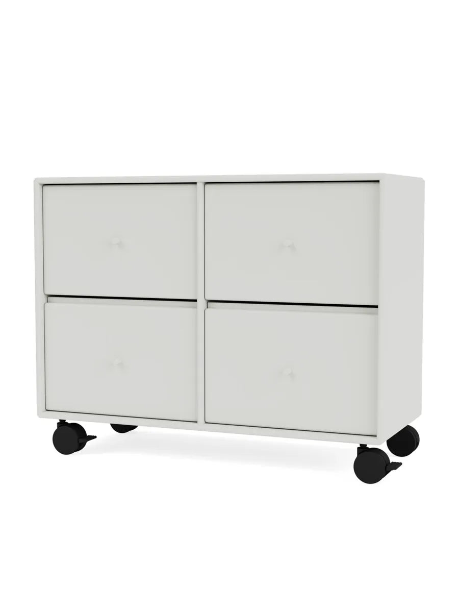 4124 kommode inkl. hjul fra Montana