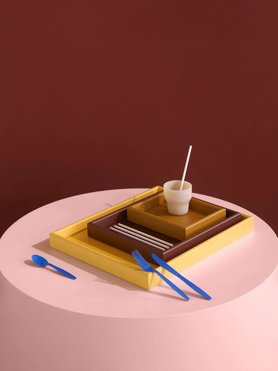 Arrange Trays TRSET2, amber/masala/acacia fra Montana